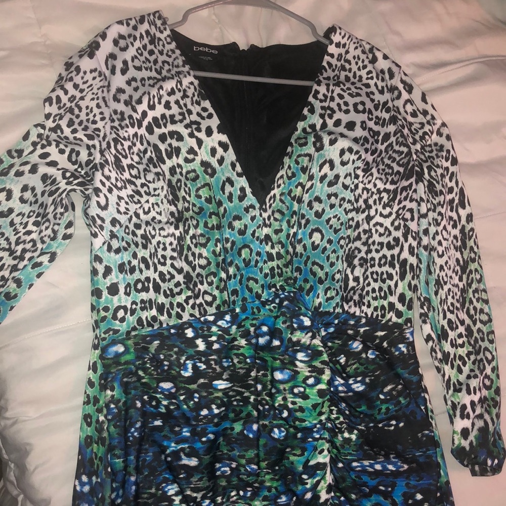 Long sleeve mini dress